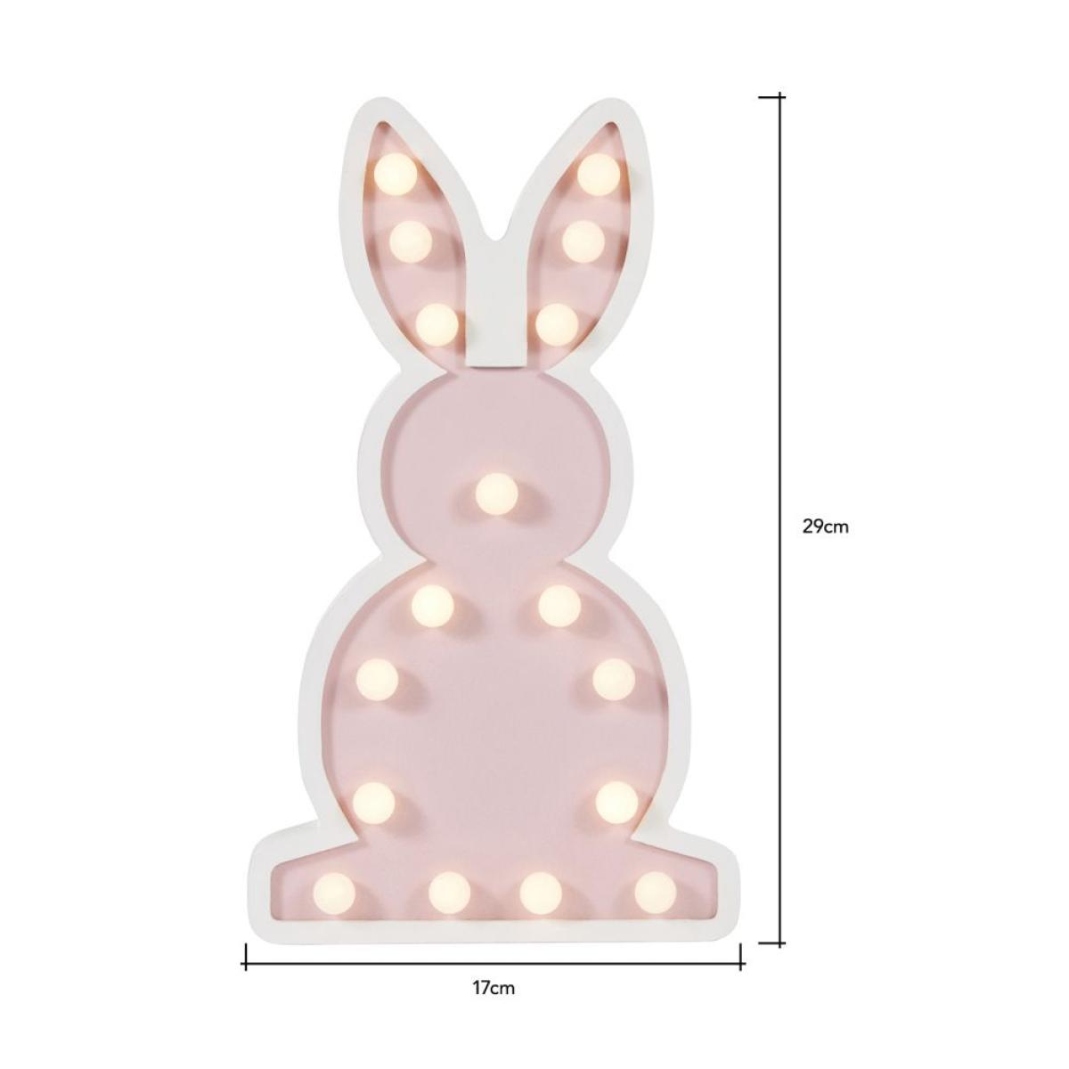 Glow Bunny Table Lamp, Pink – image 6