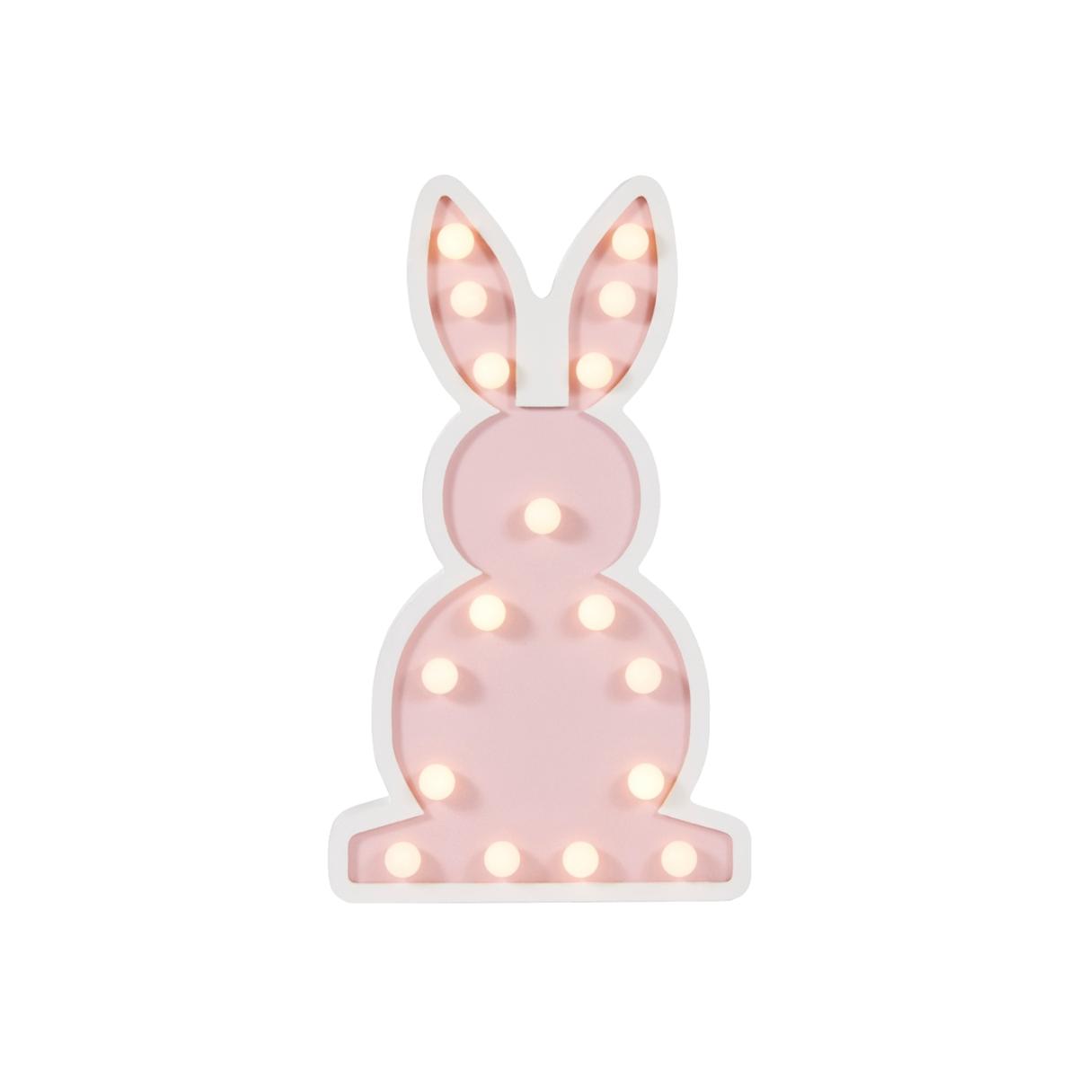 Glow Bunny Table Lamp, Pink – image 1