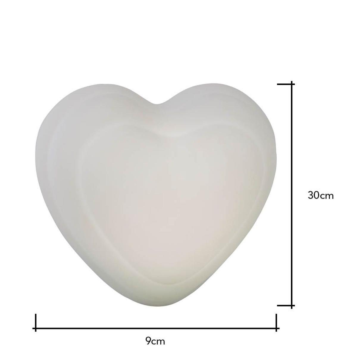 Glow Heart Colour Changing Night Light, White – image 8