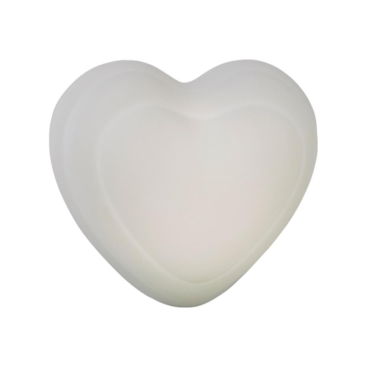 Glow Heart Colour Changing Night Light, White – image 1