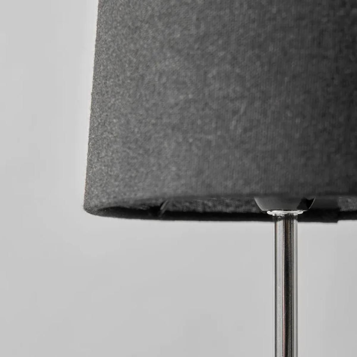 Mira Touch Table Lamp with Black Shade, Chrome – image 6