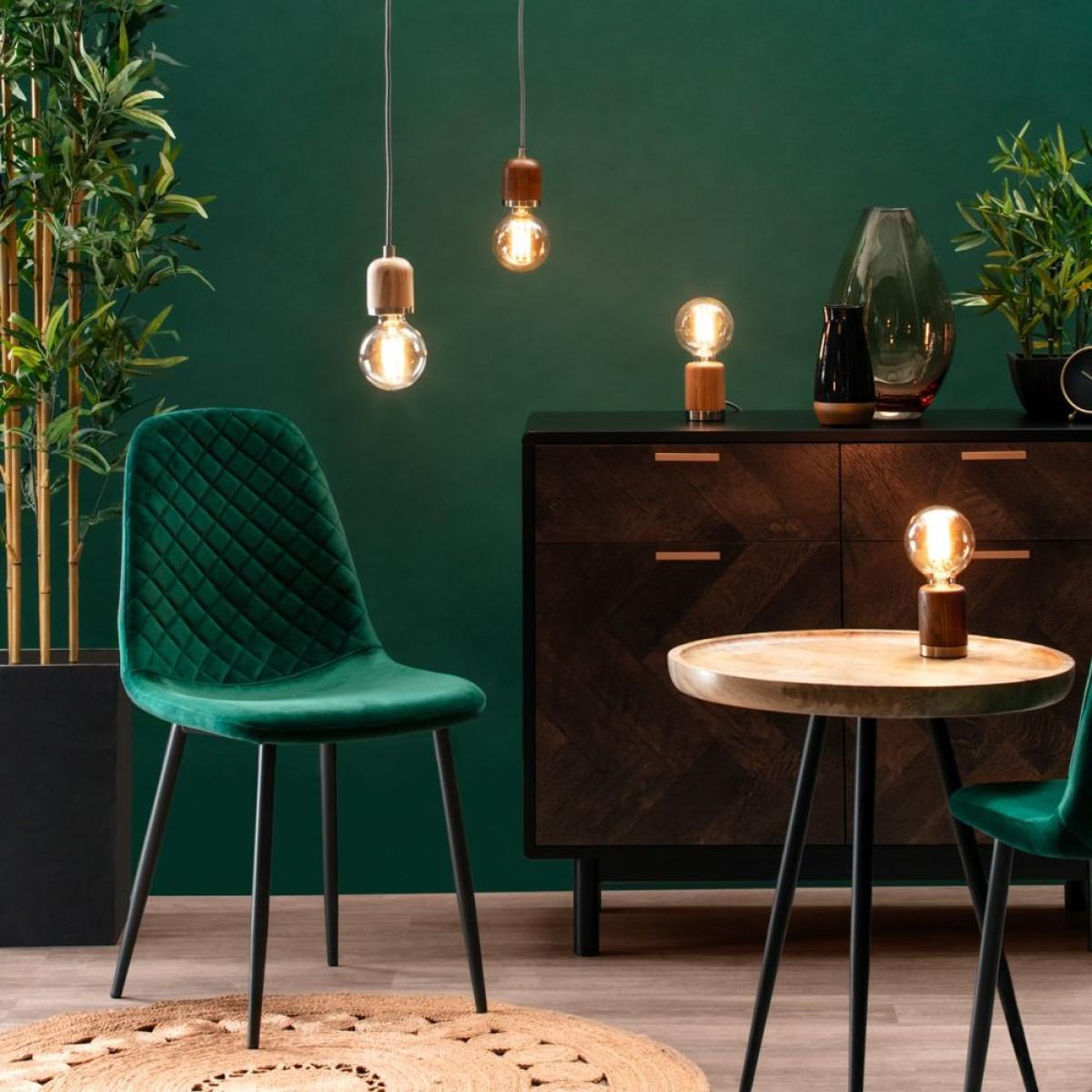 Theo Wooden Table Lamp, Ash – image 8