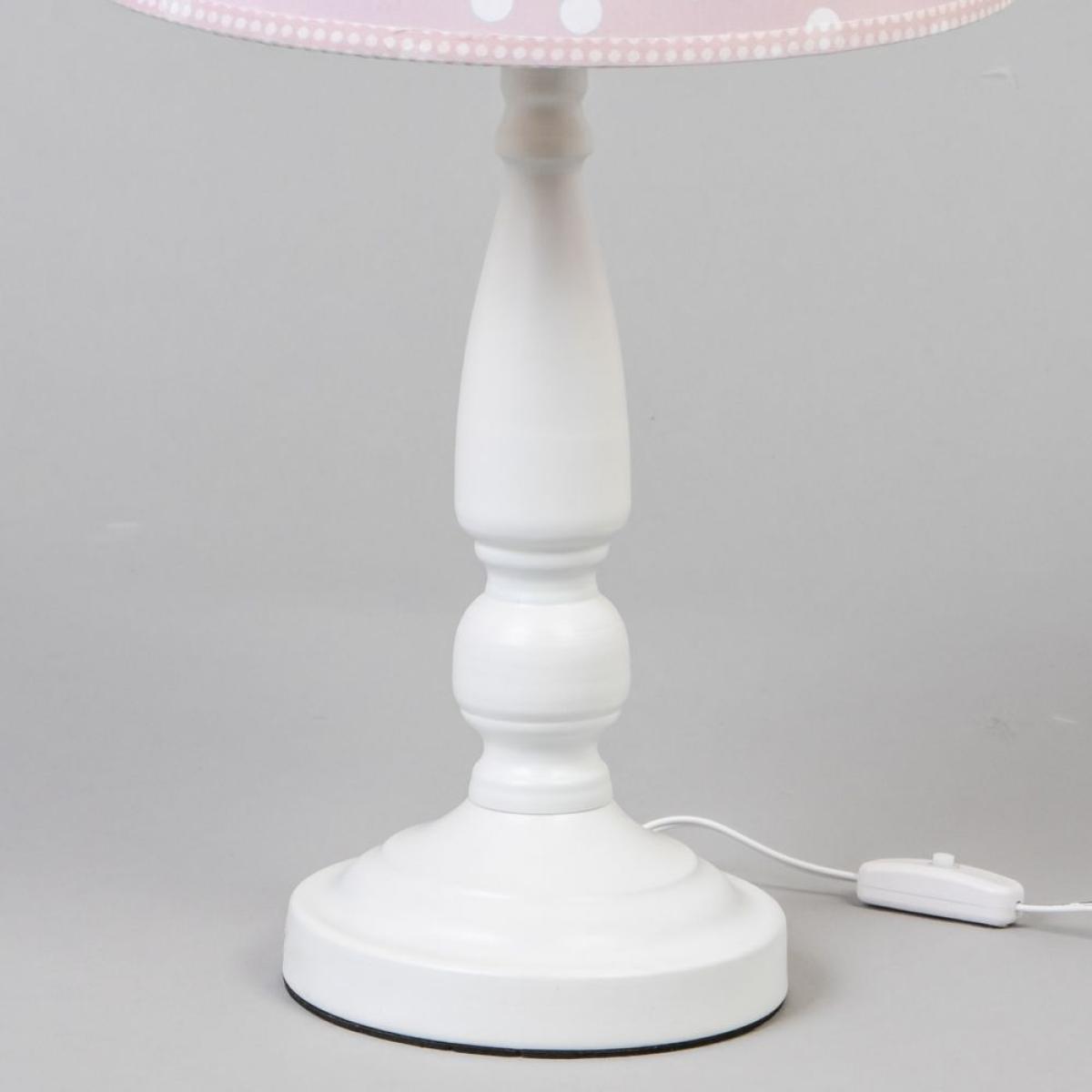 Glow Polka Dot Table Lamp, White – image 6