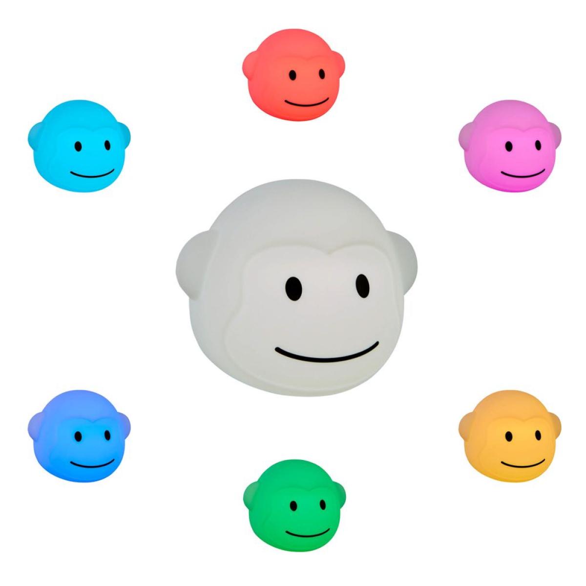 Glow Monkey Colour Changing Night Light, White – image 7