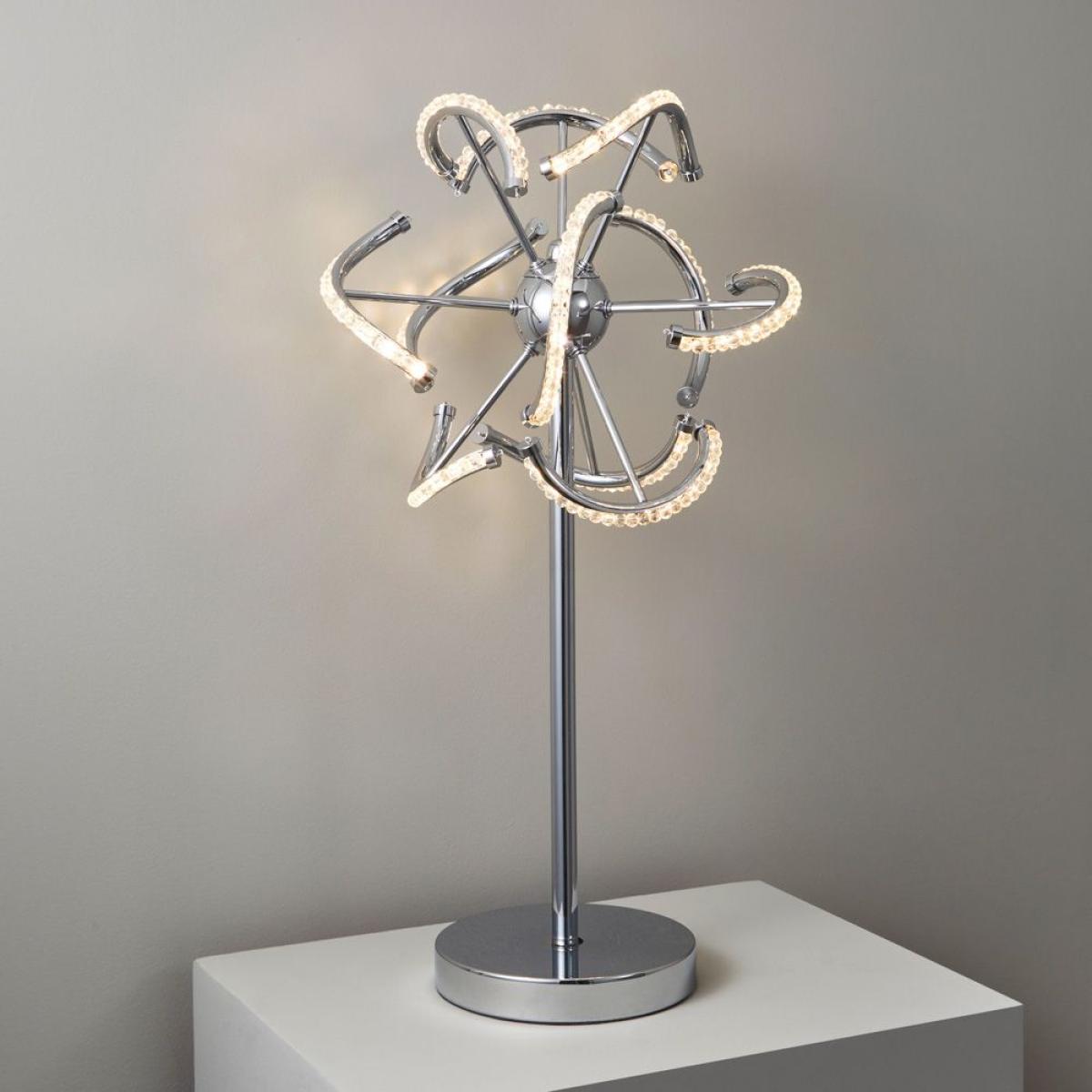Mae LED Table Lamp, Chrome – image 3