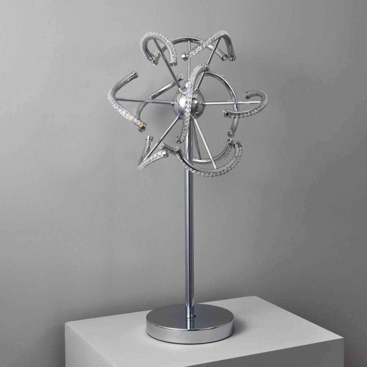 Mae LED Table Lamp, Chrome – image 4