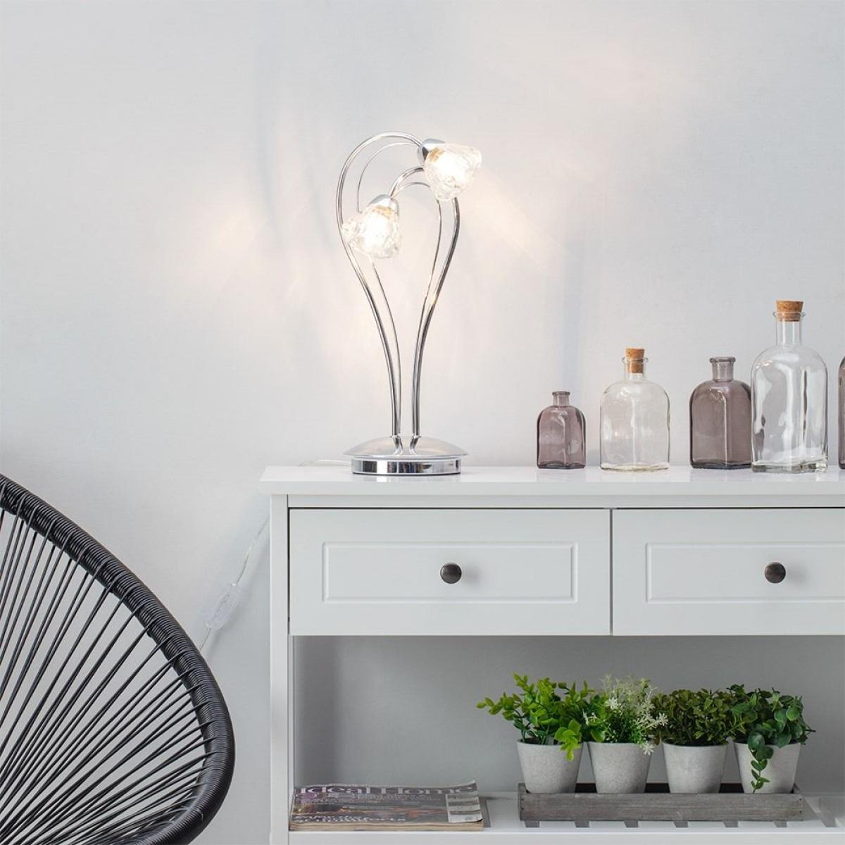 Marianne Table Lamp, Chrome – image 2