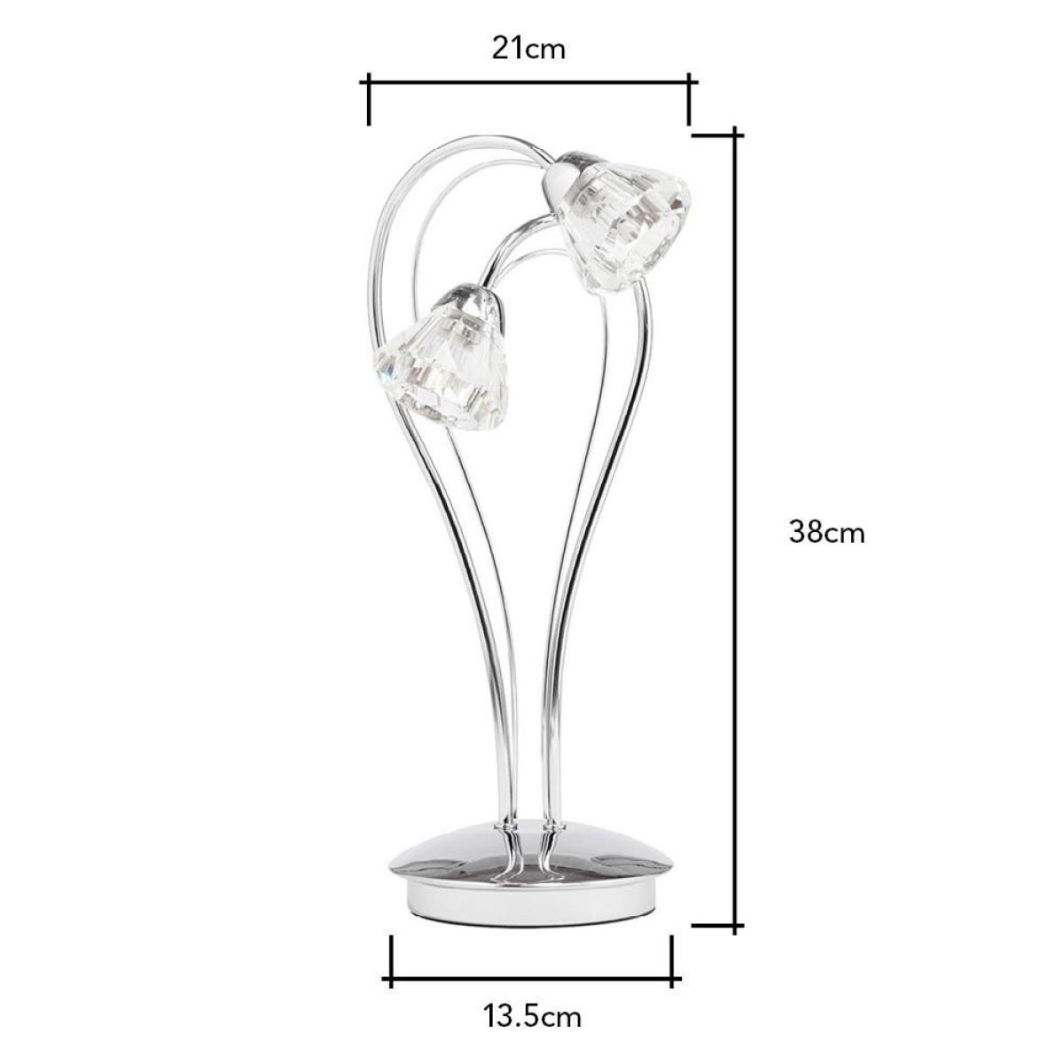 Marianne Table Lamp, Chrome – image 7