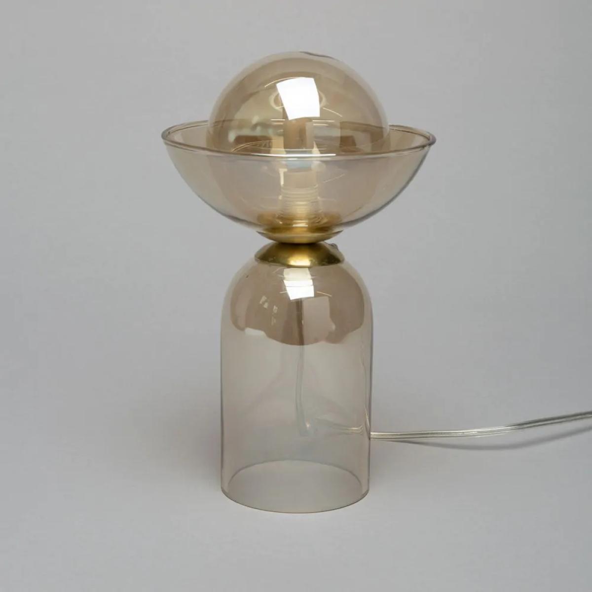 Birch Glass Table Lamp, Champagne – image 4