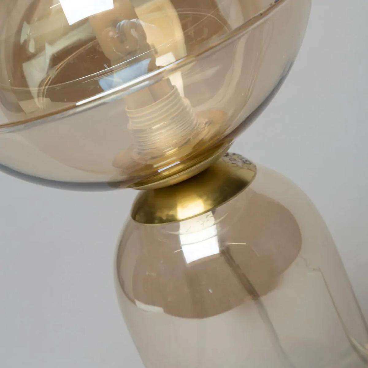 Birch Glass Table Lamp, Champagne – image 5