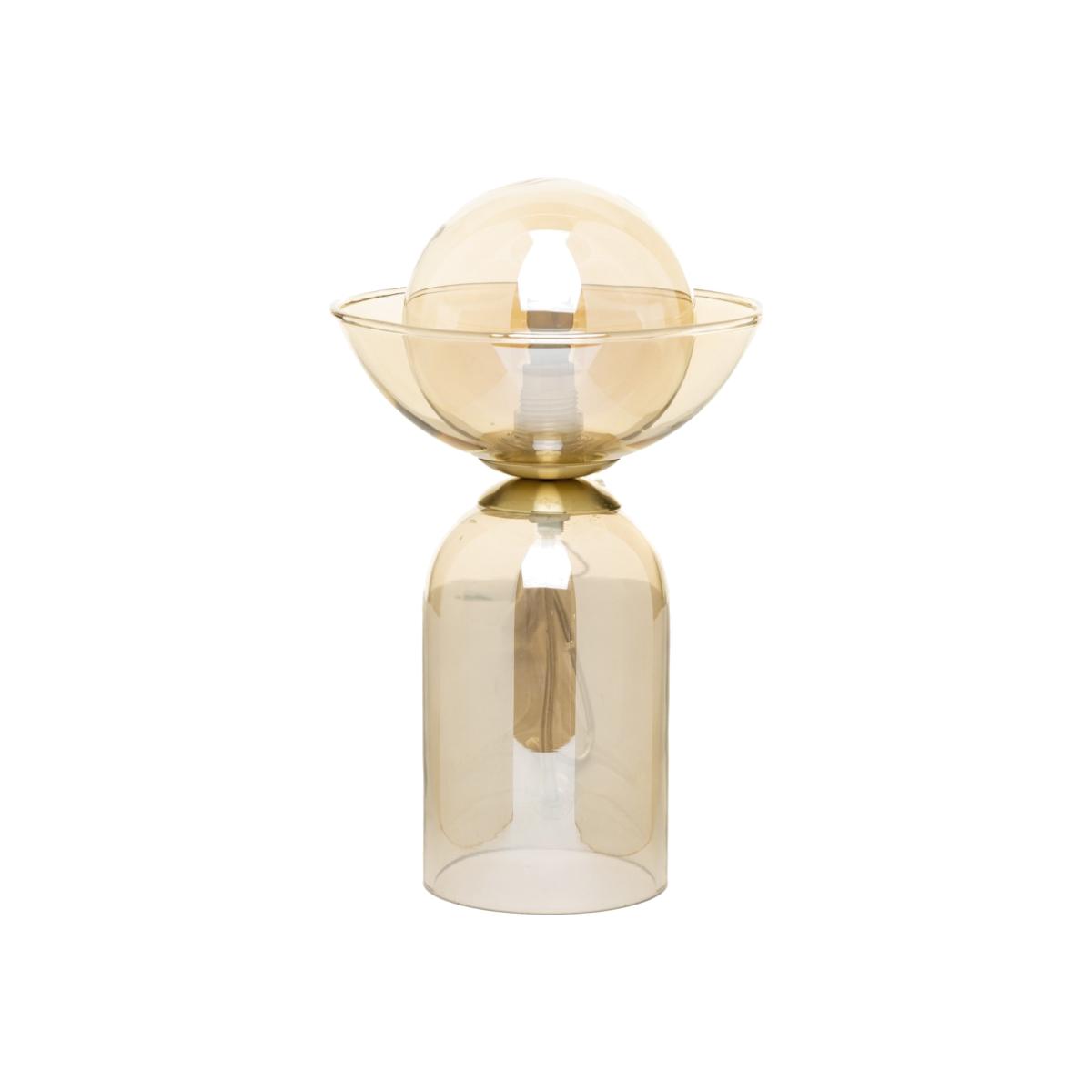 Birch Glass Table Lamp, Champagne – image 1