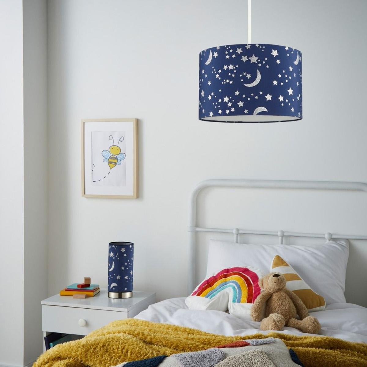 Glow Moon and Stars Table Lamp, Navy – image 6