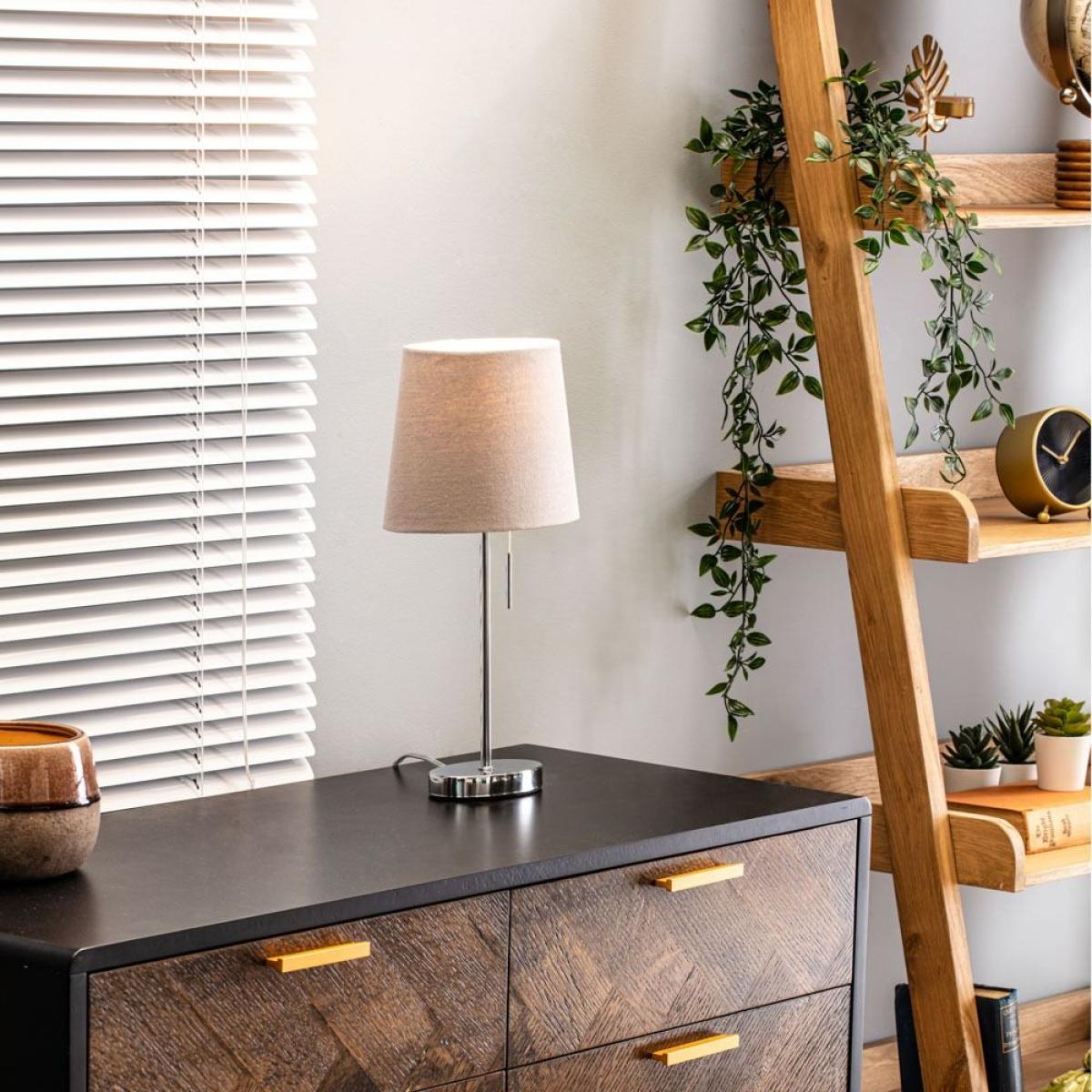 Marley Table Lamp, Chrome – image 2