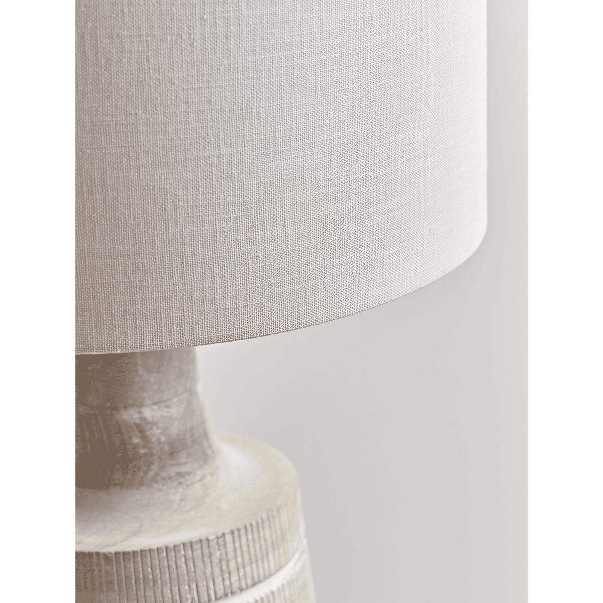 Whitewashed Mango Wood Table Lamp – image 4