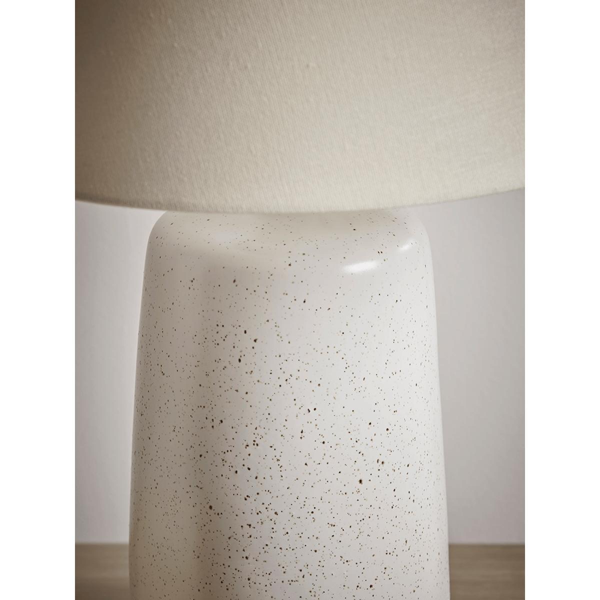 Resist Glaze Speckled Table Lamp – image 5