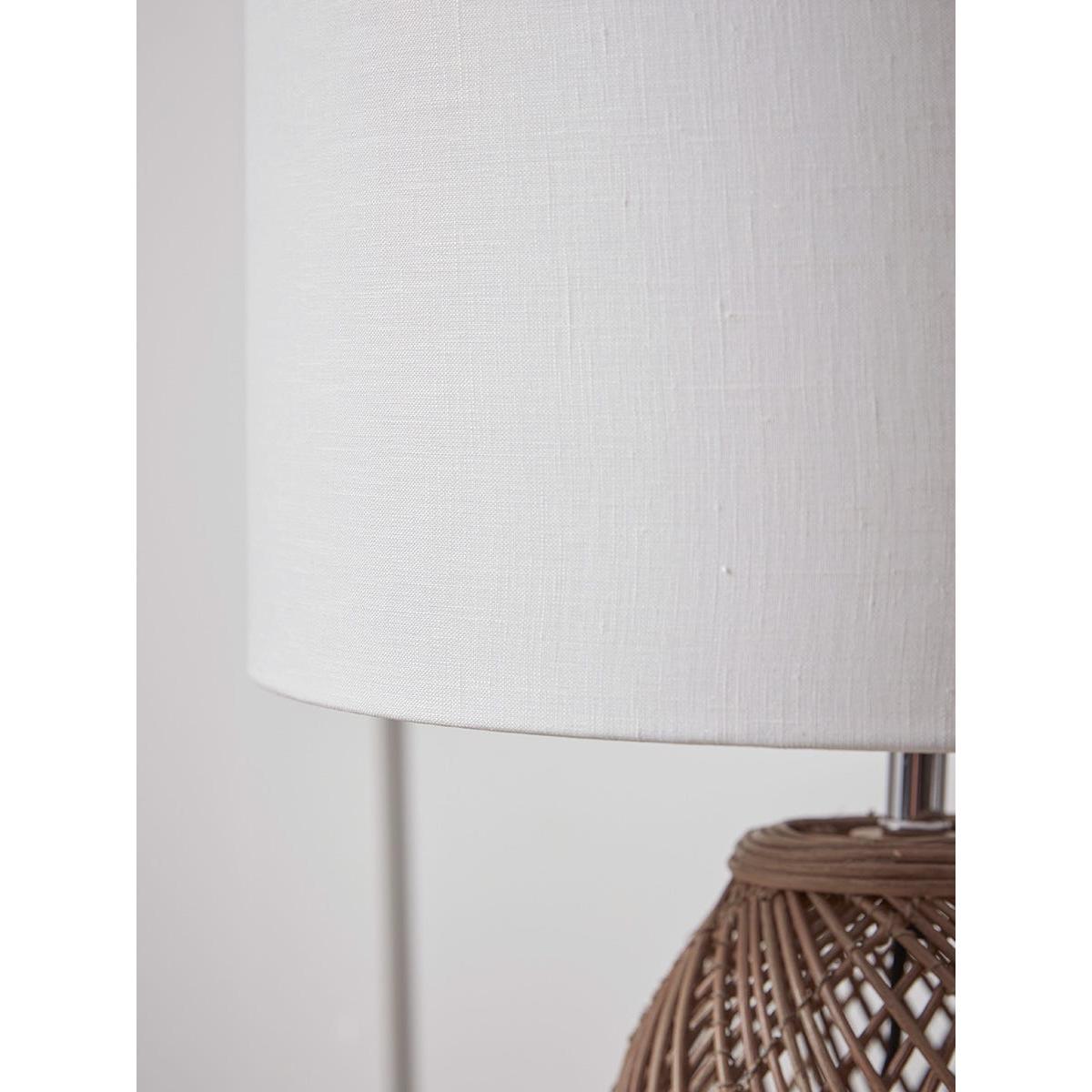 Round Rattan Dome Table lamp – image 3