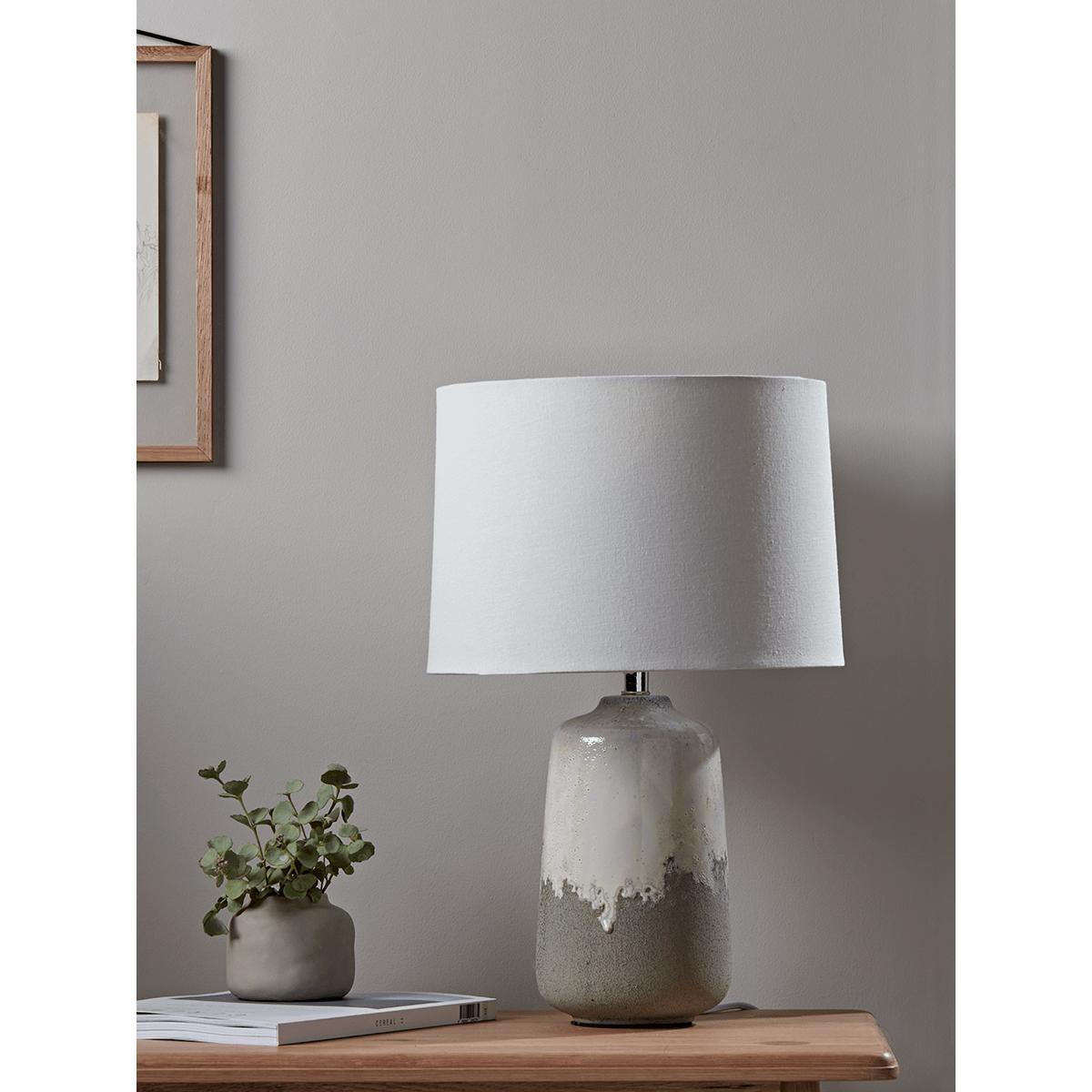 Drip Glazed Table Lamp – image 1