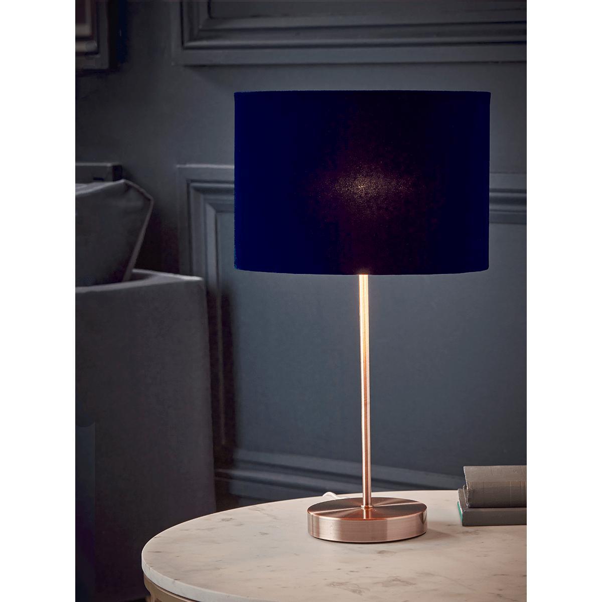 Copper & Navy Table Lamp – image 2
