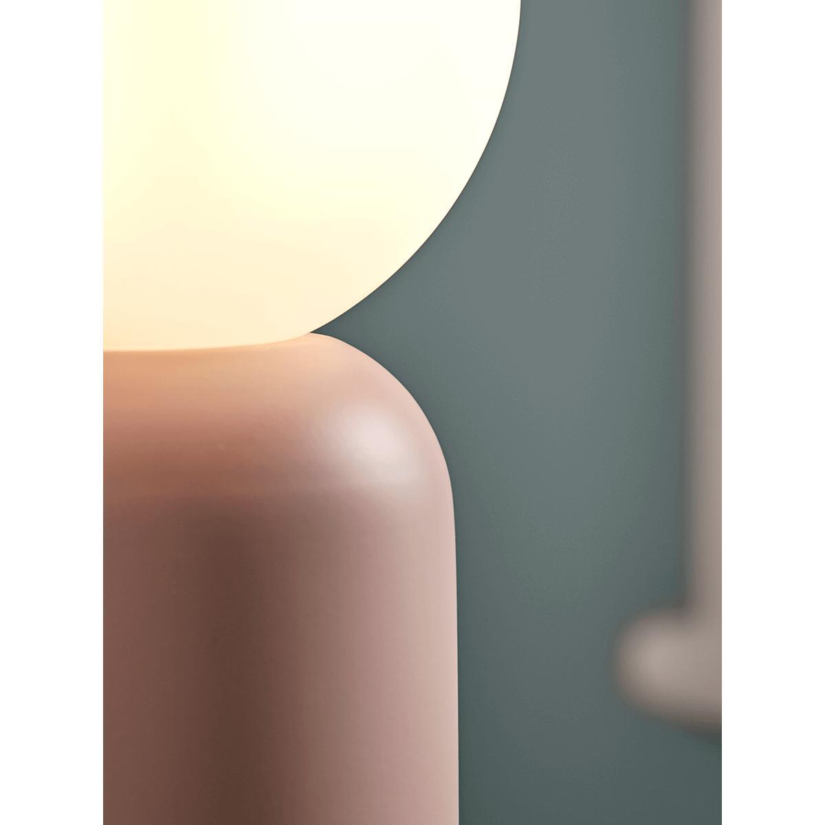 Frosted Globe Table Lamp - Blush – image 3