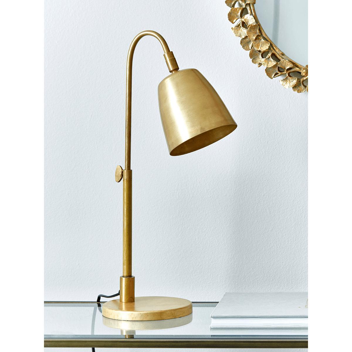 Antique Brass Desk Lamp – image 3