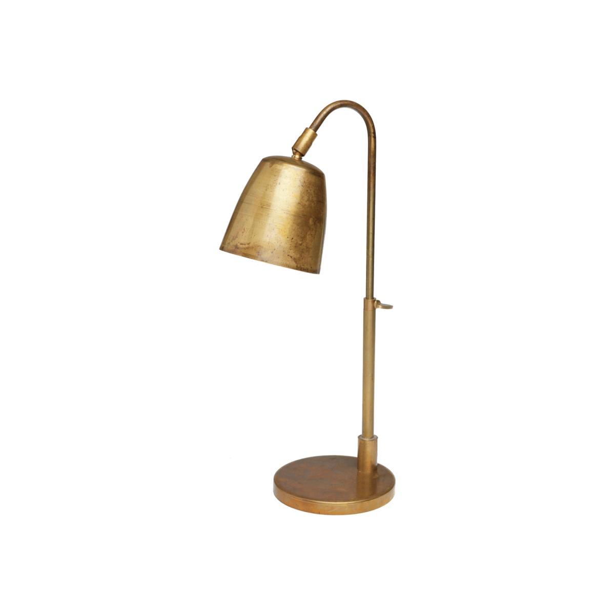 Antique Brass Desk Lamp – image 1