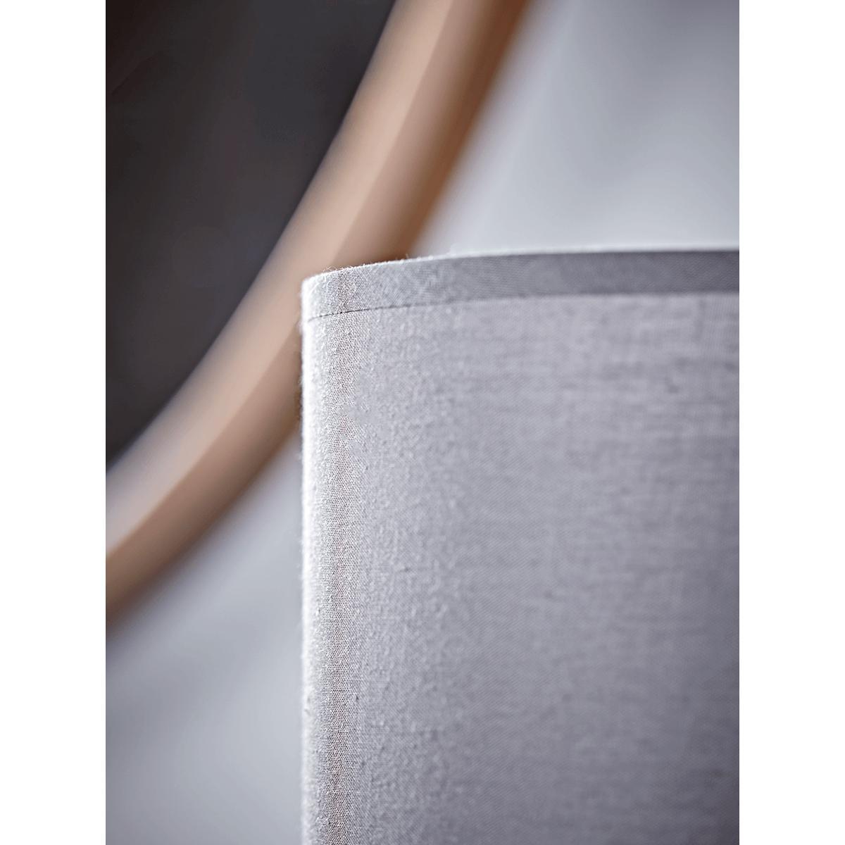 Textured Grid Table Lamp - Smoke Grey – image 3
