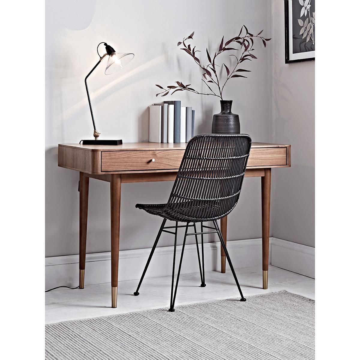 Ribbed Glass Shade Desk Lamp – image 2