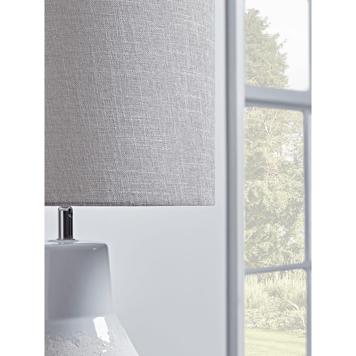 Soft Grey Ceramic Bottle Lamp – image 3