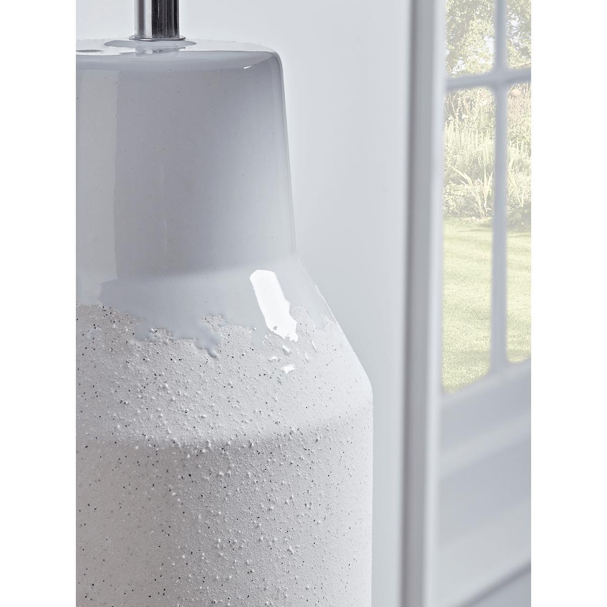 Soft Grey Ceramic Bottle Lamp – image 4