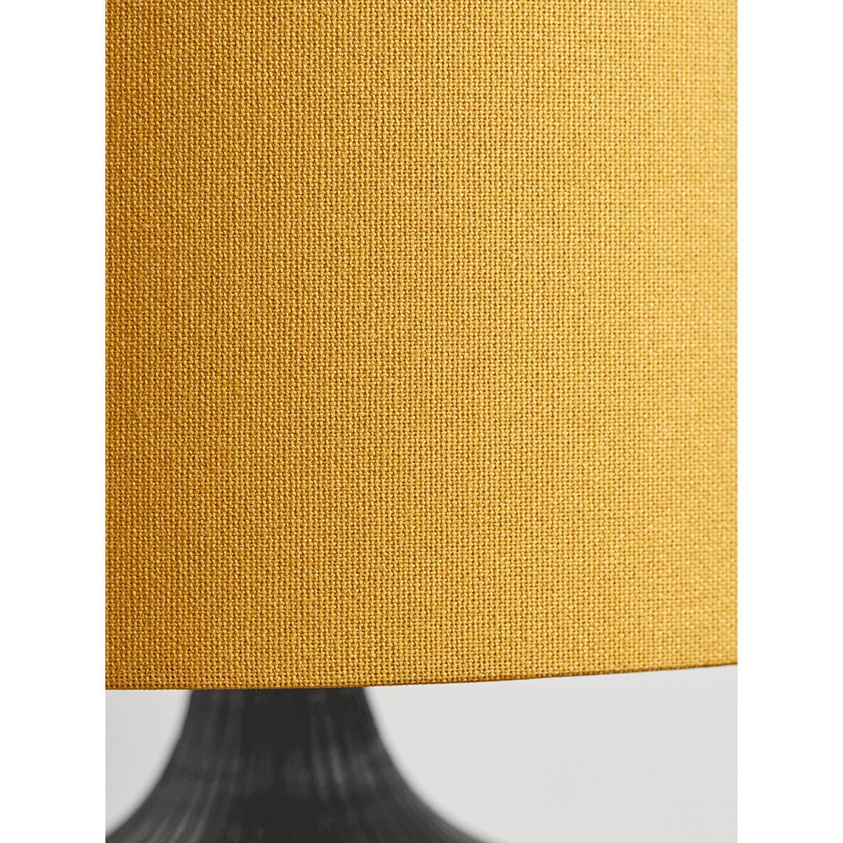 Mango Wood & Mustard Table Lamp – image 6