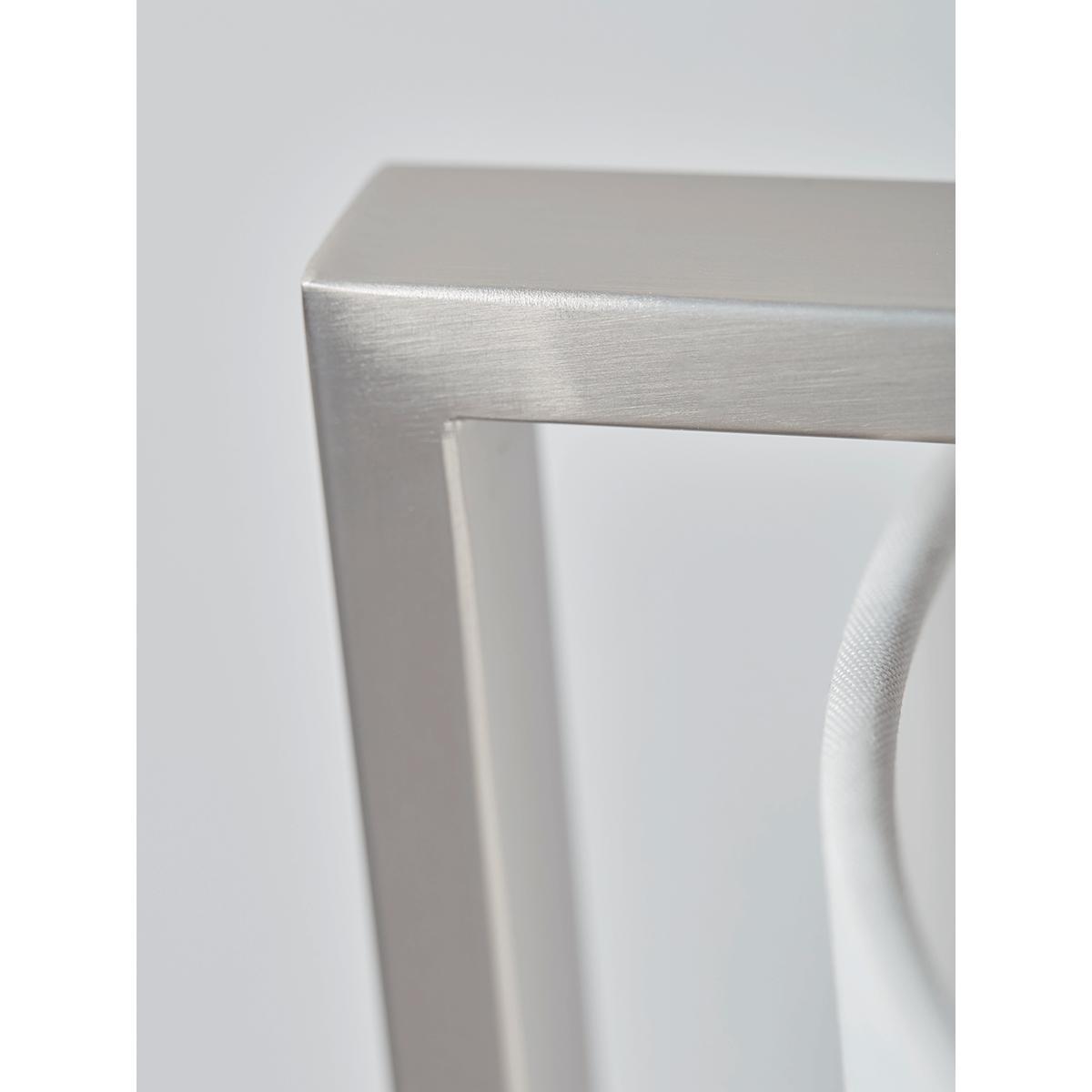 Brushed Silver Table Lamp – image 4