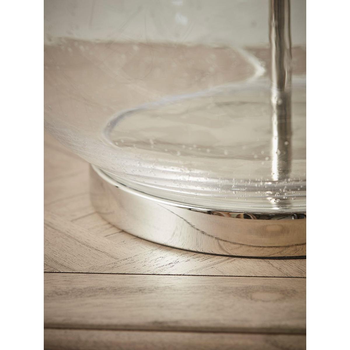 Oversized Dimpled Glass Table Lamp – image 5