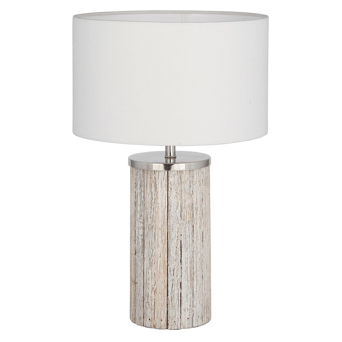 Limewashed Wooden Table Lamp – image 6