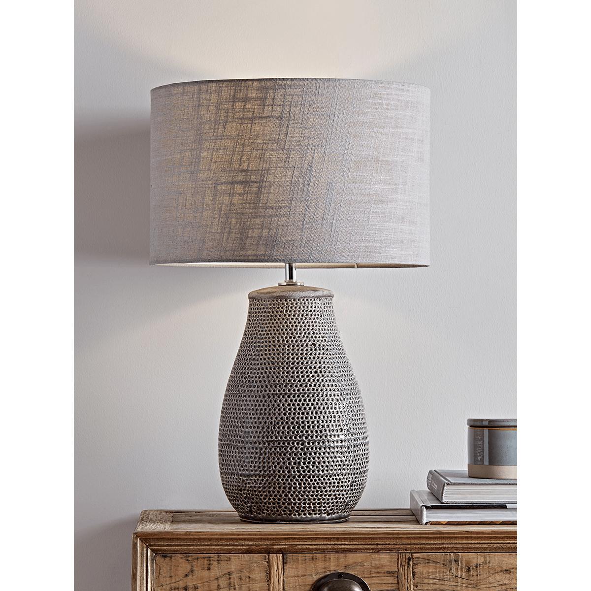 Textured Grey Lamp – image 4