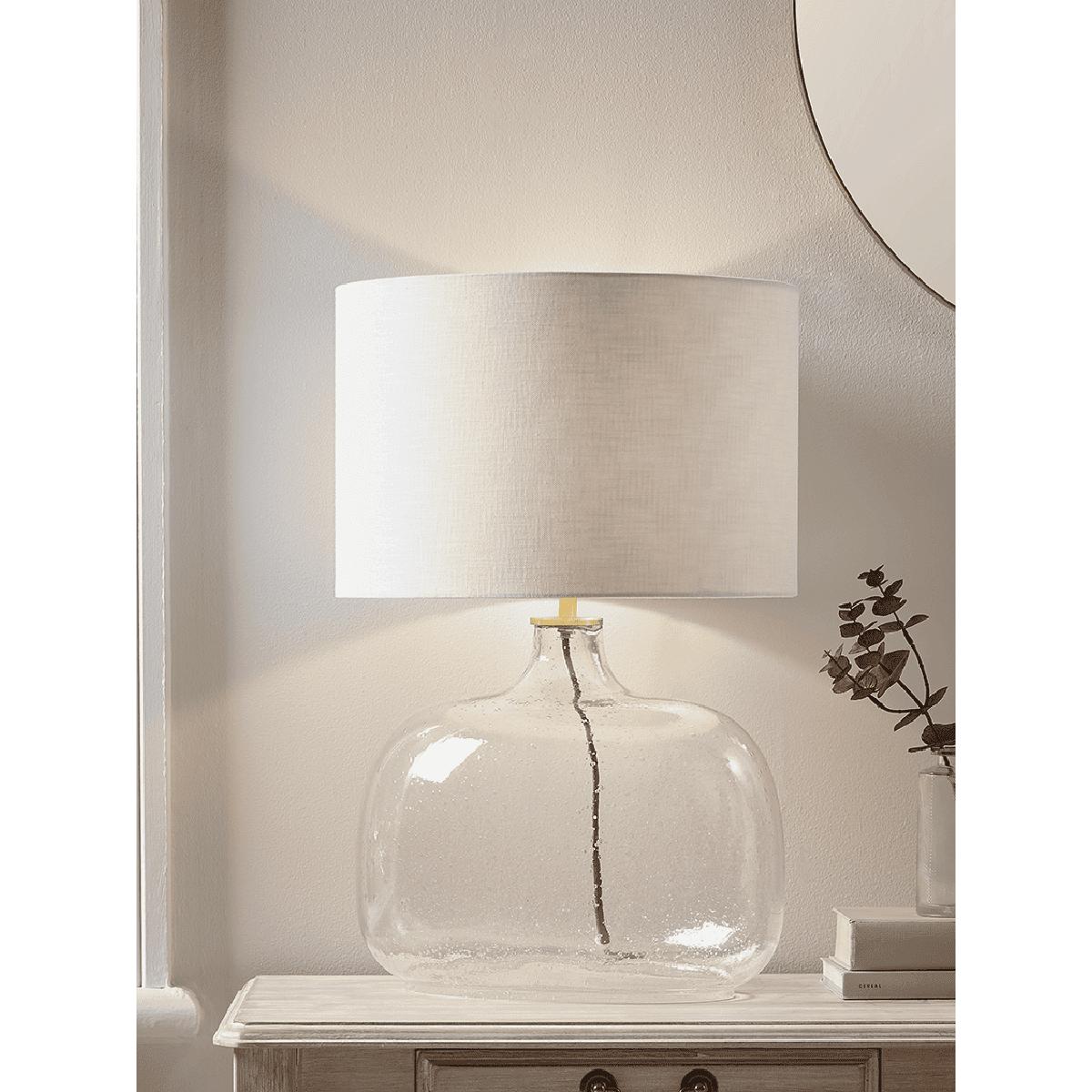 Textured Glass Table Lamp – image 2
