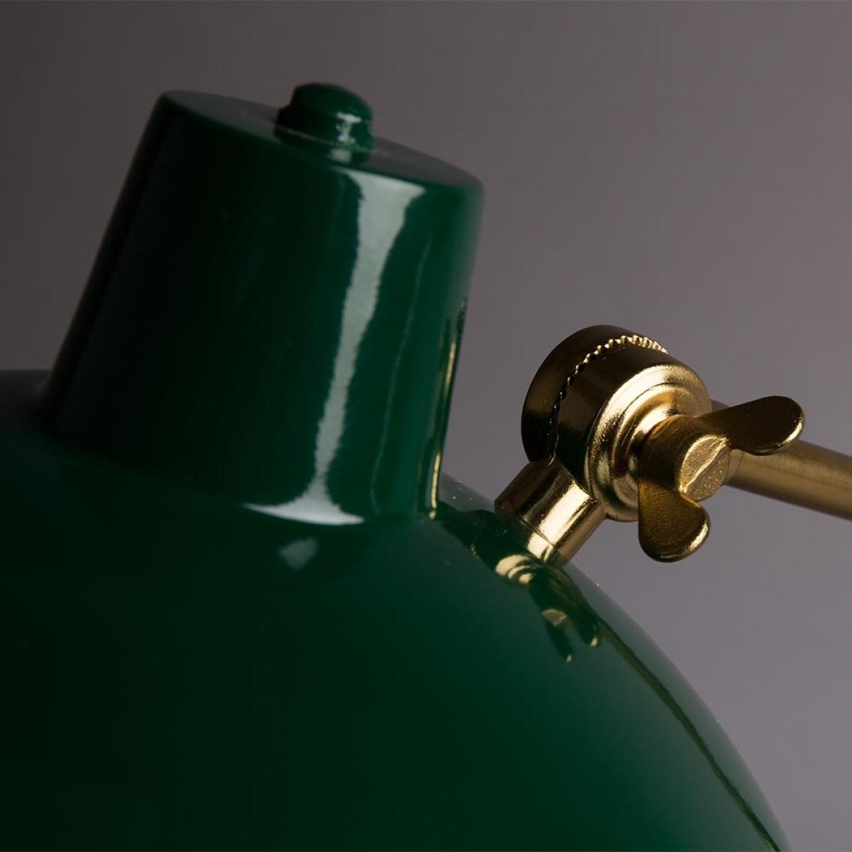 Dutchbone Devi Vintage Desk Lamp in Gloss Green – image 4