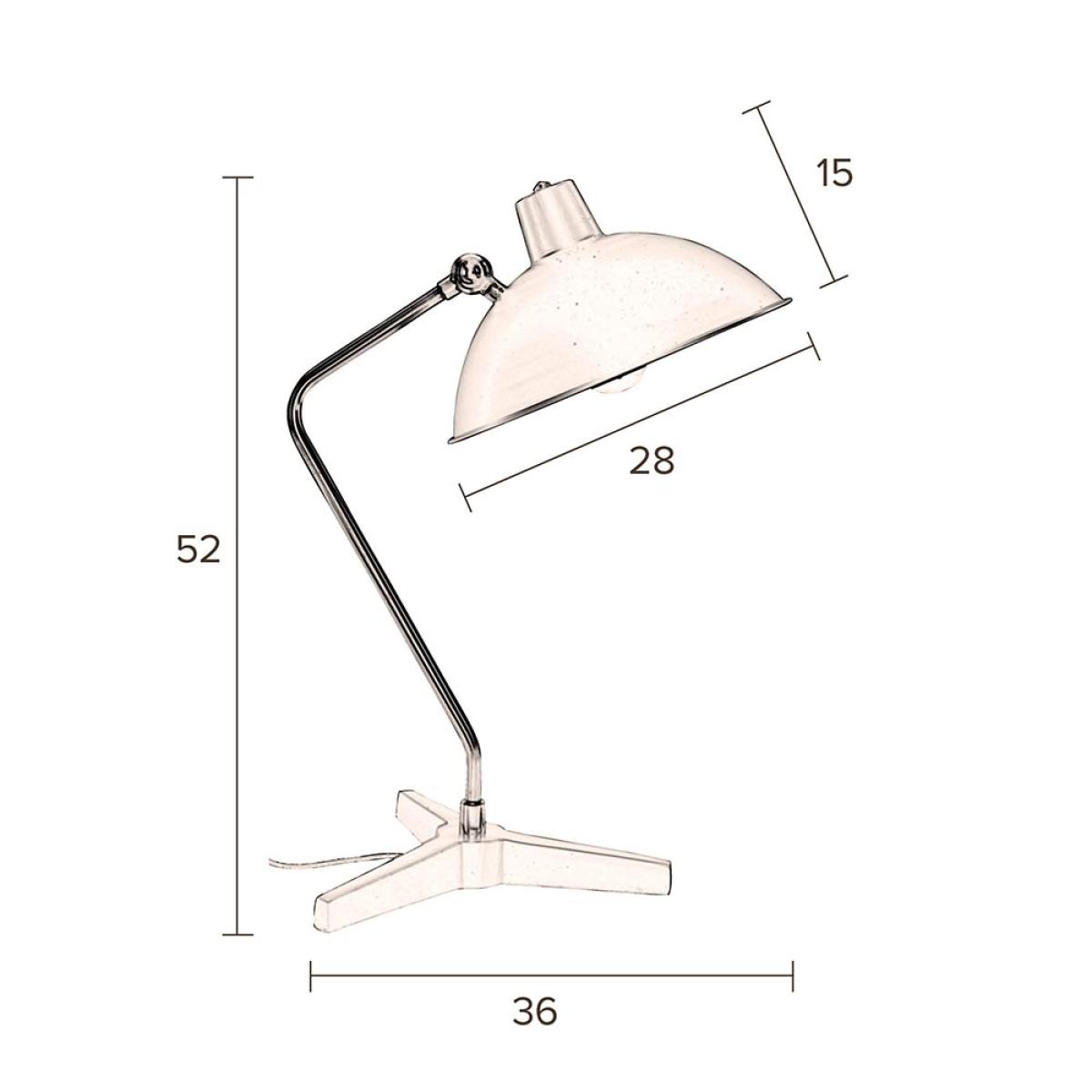 Dutchbone Devi Vintage Desk Lamp in Gloss Green – image 6