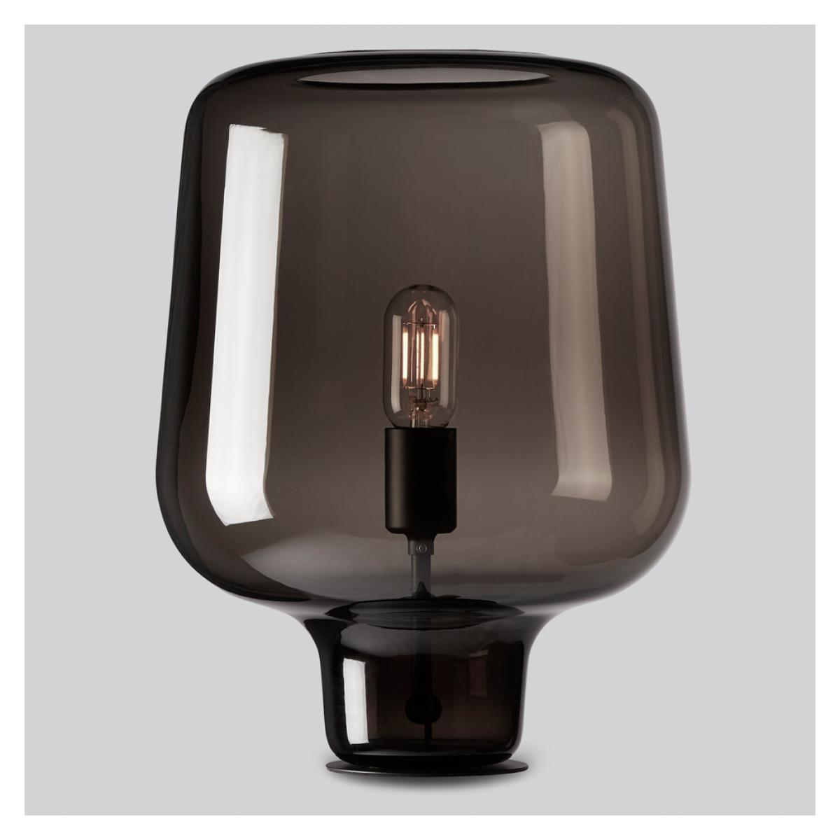 Say My Name Table Lamp Smoked Grey Glossy