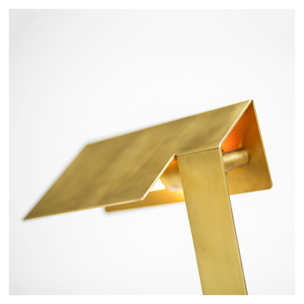 Clark Desk Lamp Brass With Marble Base – image 4