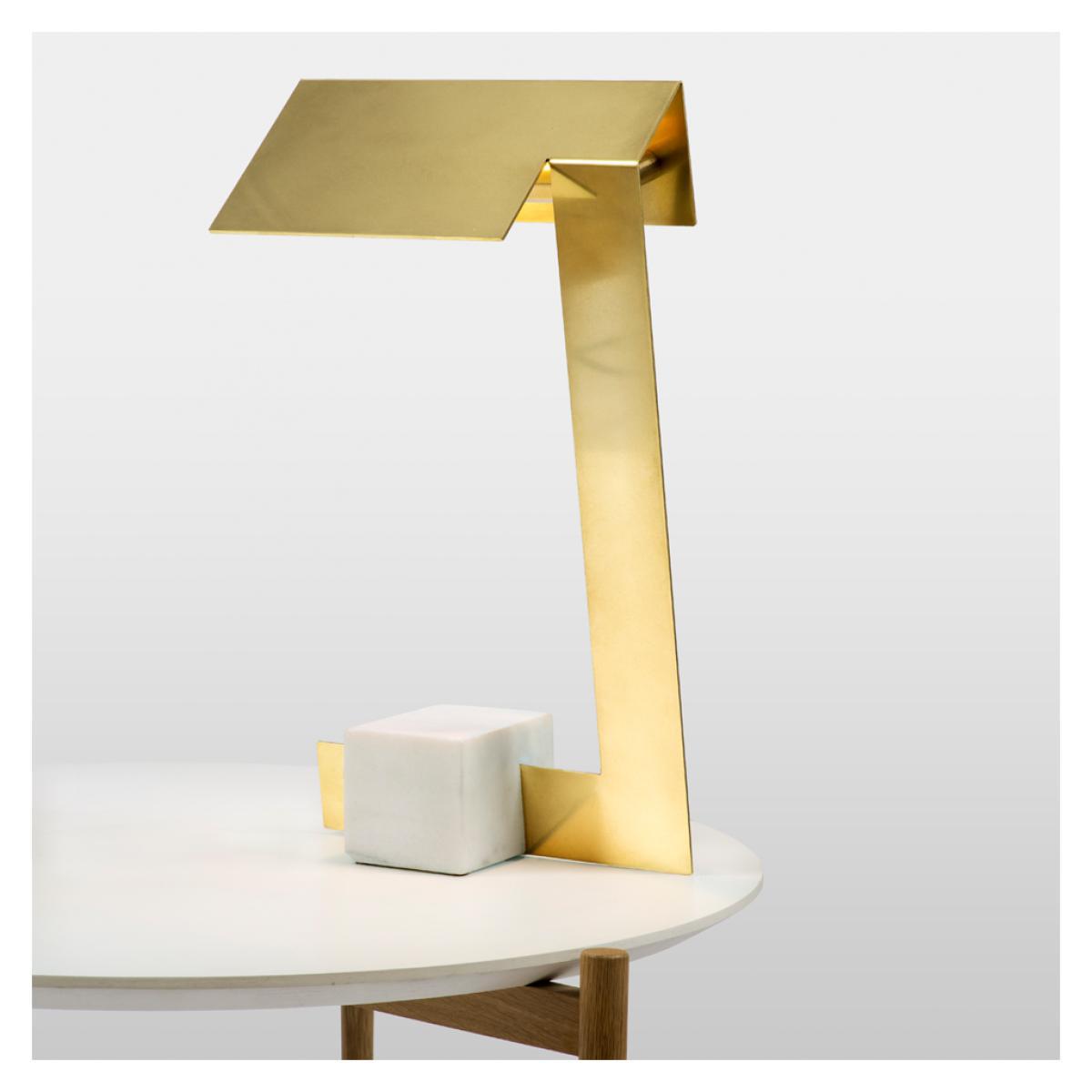 Clark Desk Lamp Brass With Marble Base – image 6