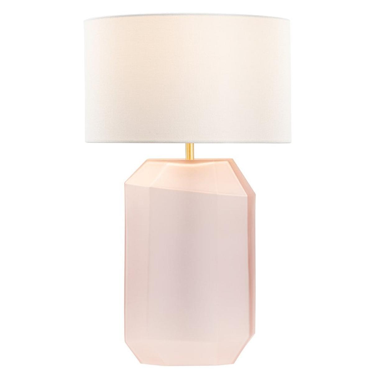 £40  Off  Clarence Table Lamp, Pink Glass – image 2