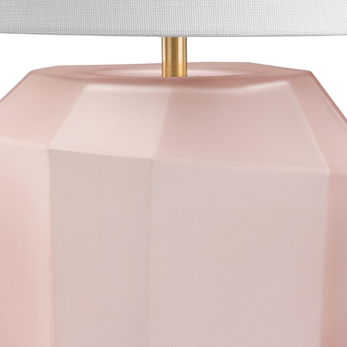 £40  Off  Clarence Table Lamp, Pink Glass – image 6