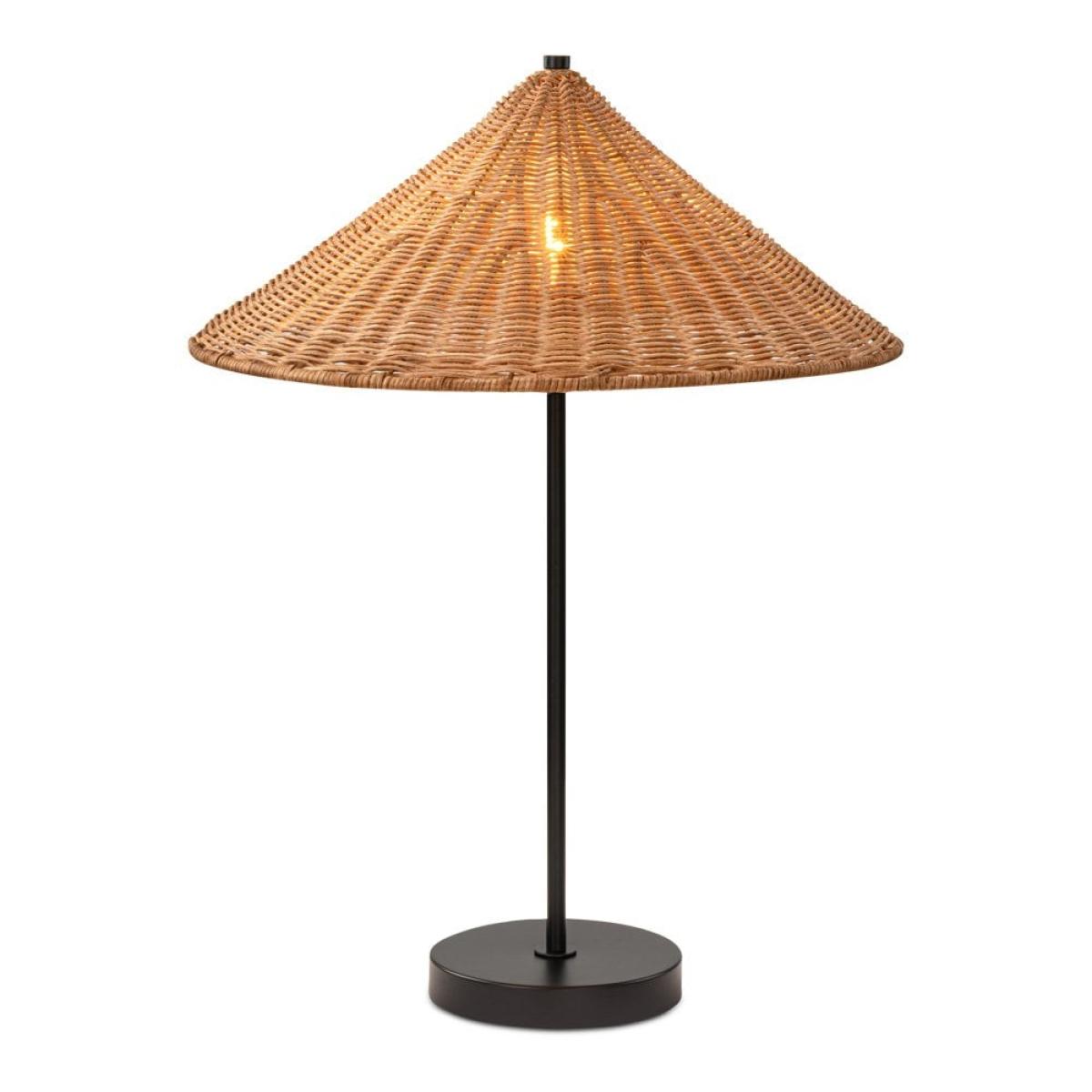 £10 Off Francia Table Lamp, Rattan & Black – image 5