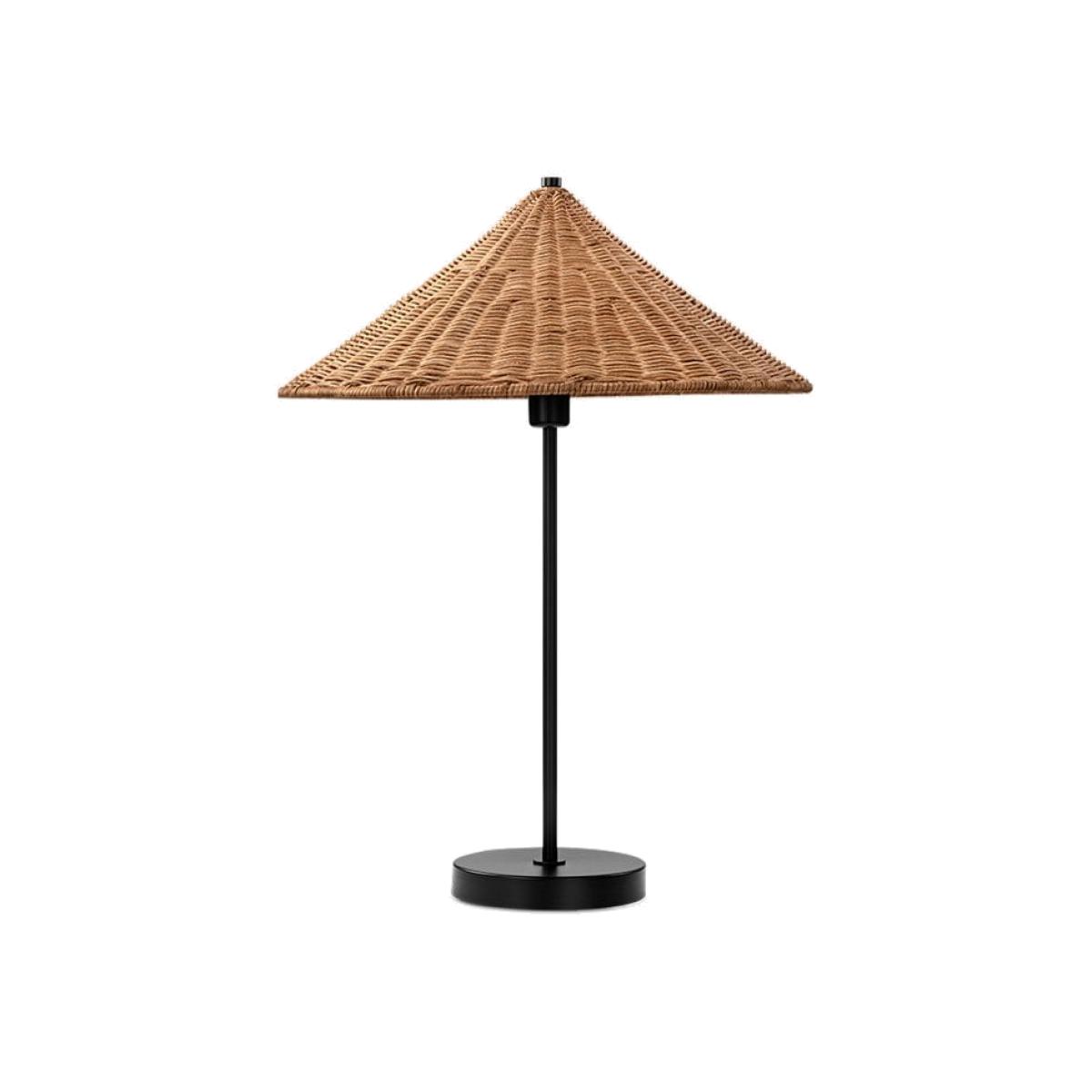 £10 Off Francia Table Lamp, Rattan & Black – image 1