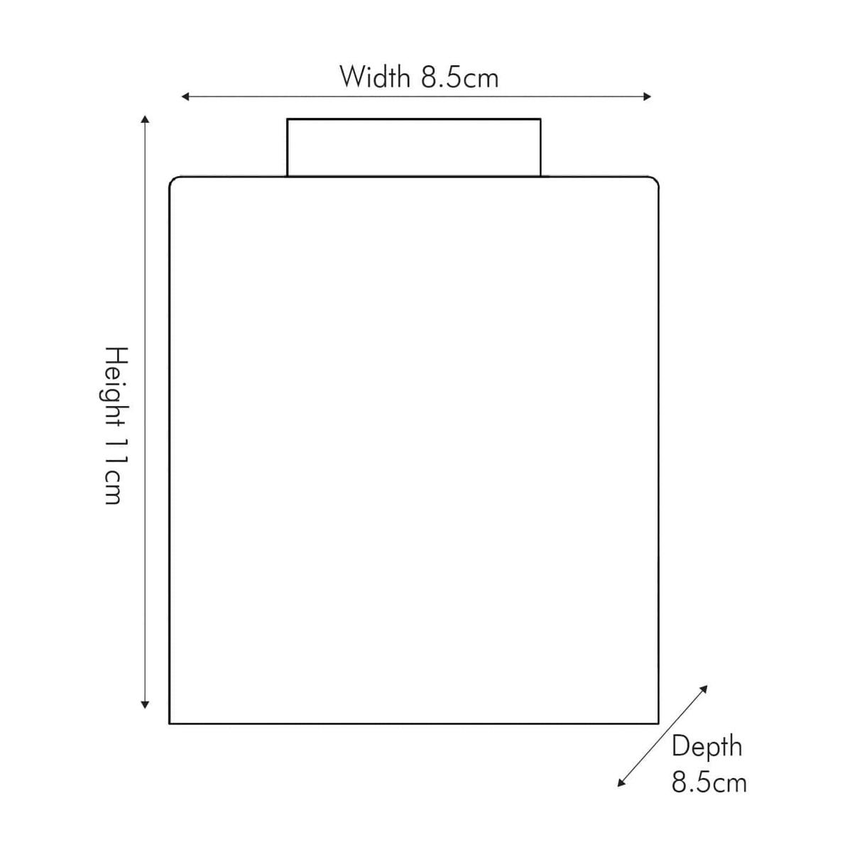 Frowick Concrete and Brushed Chrome Bulb Holder Grey – image 3