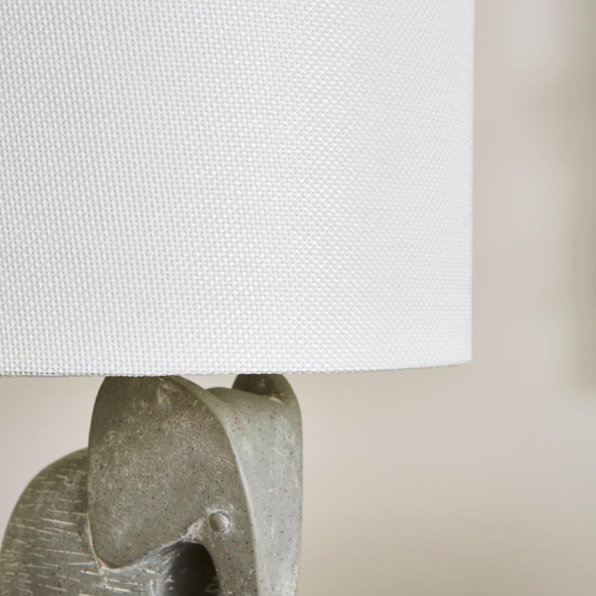 Stacked Elephant Table Lamp Grey – image 4