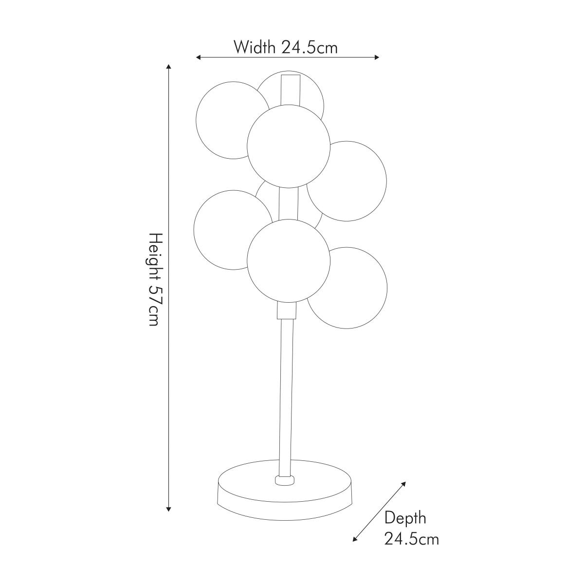 Vecchio Table Lamp Silver – image 5