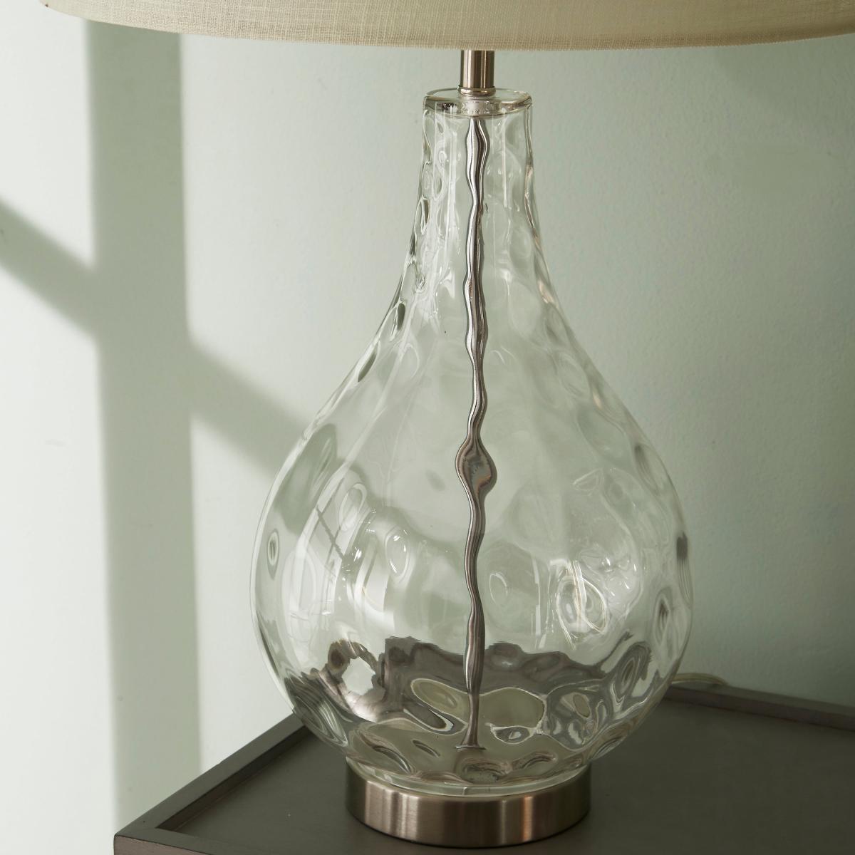 Charlotte Glass Table Lamp Clear – image 2