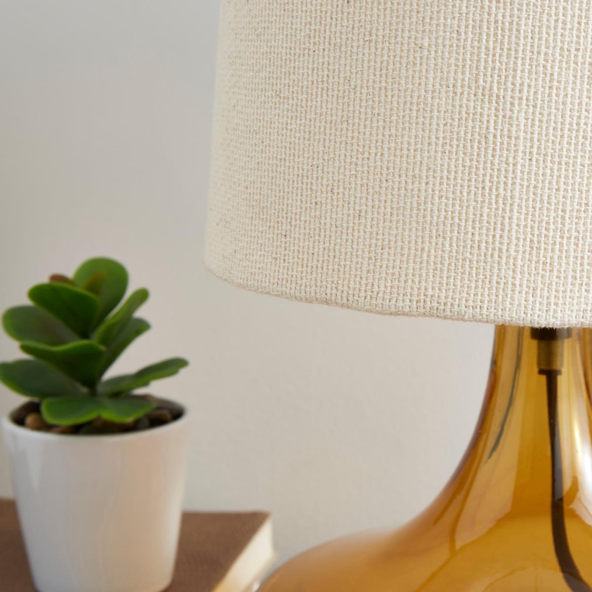 Kunal Glass Table Lamp Amber – image 2