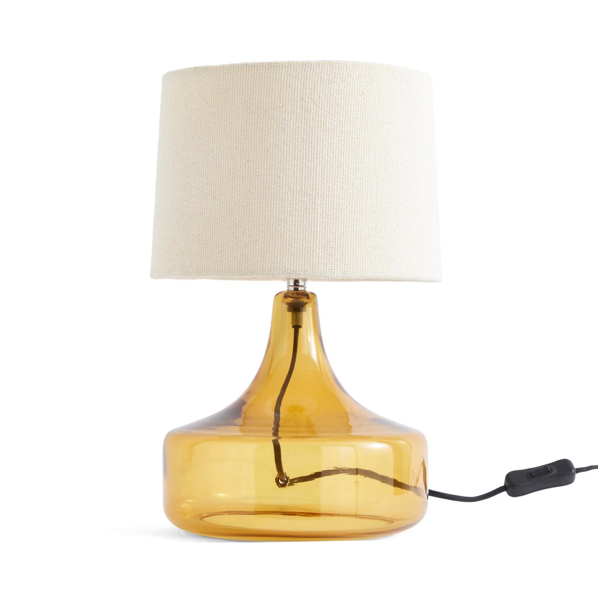Kunal Glass Table Lamp Amber – image 5